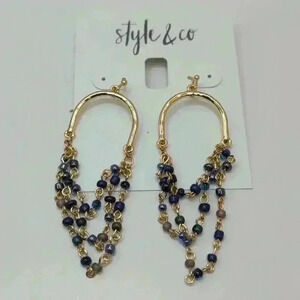 Style & Co statement earrings.